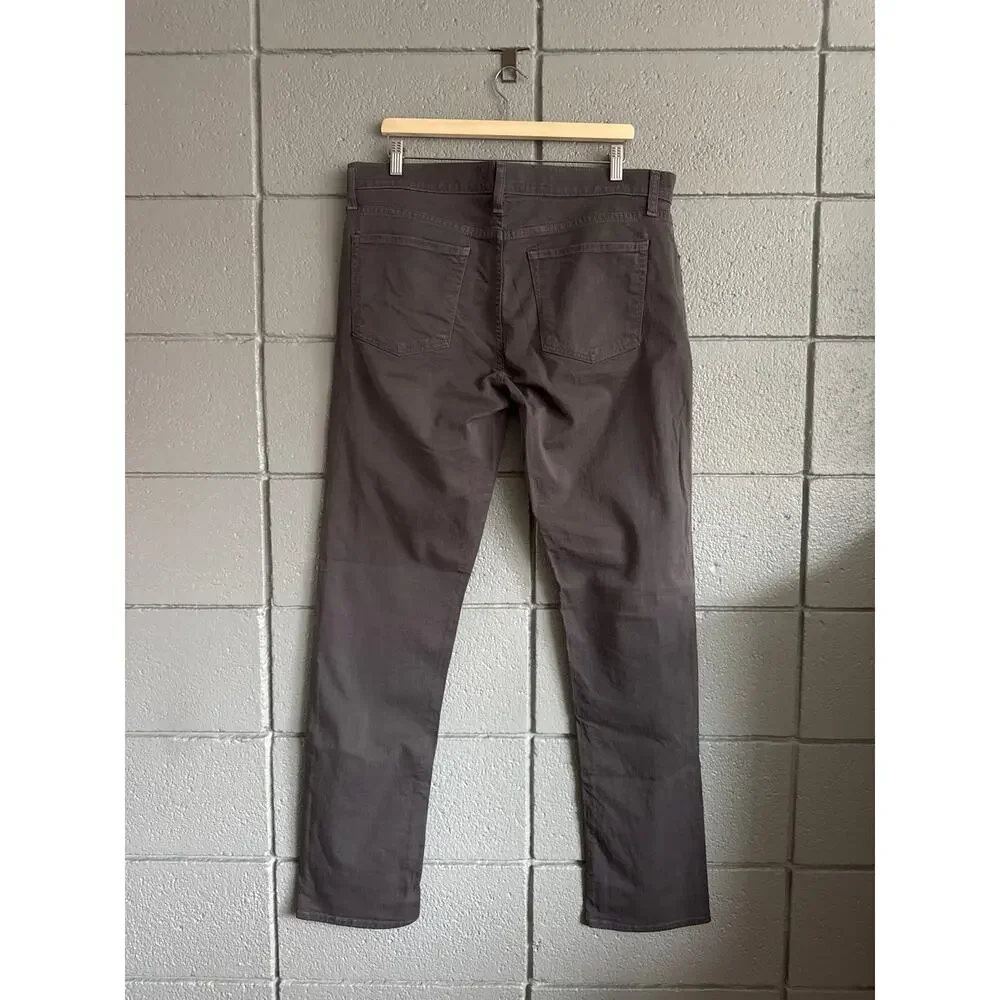 J Brand Tyler Slim Fit Straight Leg Pants in Lunar Gray size 36